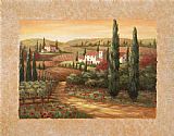 Vivian Flasch Tuscan Sunset II painting